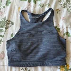 OV TechSweat Crop in Steel Blue 🌀